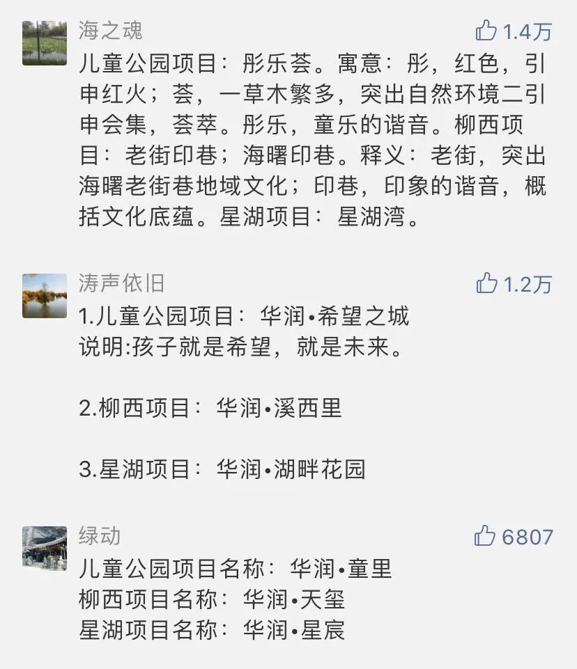 超十万人参与！华润置地三盘联动，案名即将公布！_NO.03图