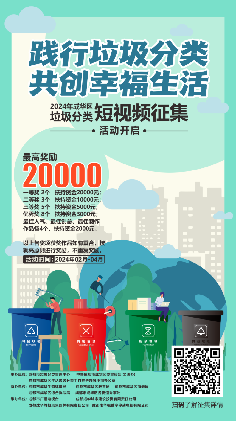2024年成华区垃圾分类短视频征集_NO.01