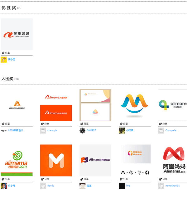alimama logo contest 3 ������Ӫ��ƽ̨���������衱��Ʒ��LOGO���������¯
