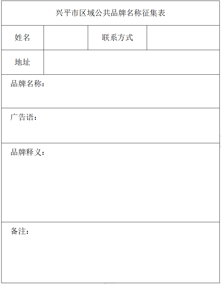 【兴平融媒】兴平市商务局 关于征集兴平市区域公共品牌名称及兴平市电商形象logo的活动公告