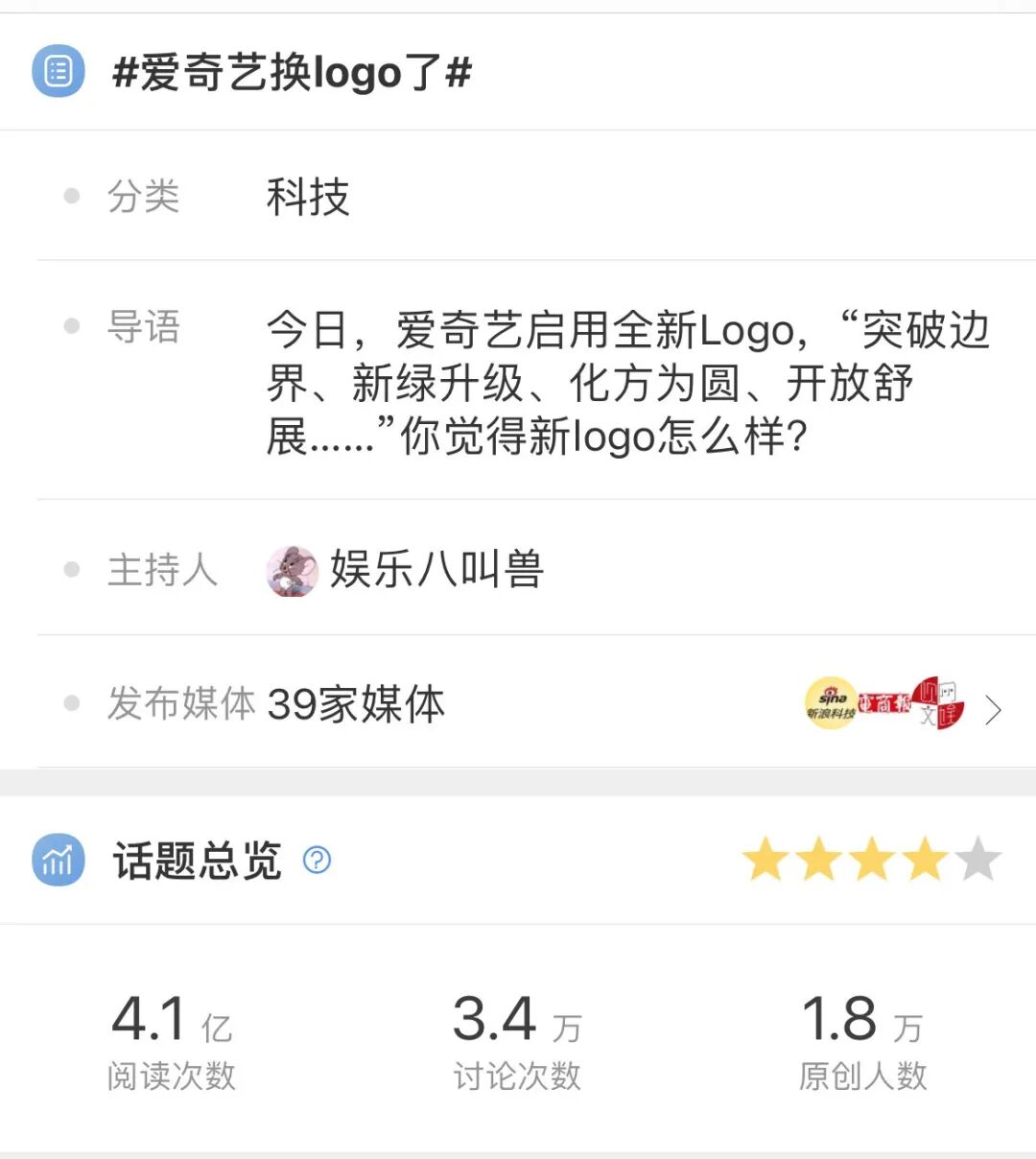 爱奇艺、哈啰换logo引热议!如何看待品牌升级极简内卷化?