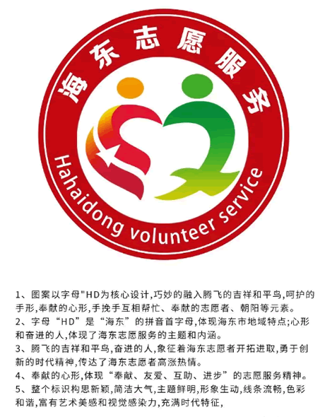 海东市志愿服务形象标识和服装样式征集活动入围作品公布