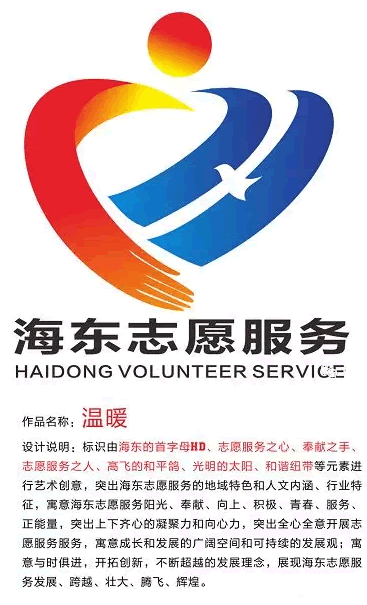 海东市志愿服务形象标识和服装样式征集活动入围作品公布