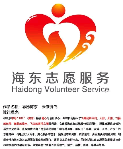 海东市志愿服务形象标识和服装样式征集活动入围作品公布