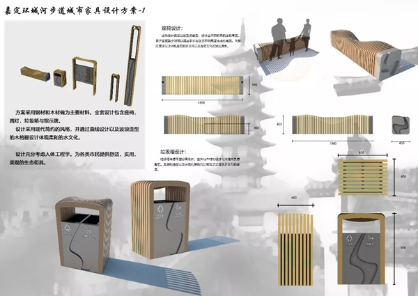 嘉定环城河步道城市家具设计方案评选揭晓出炉