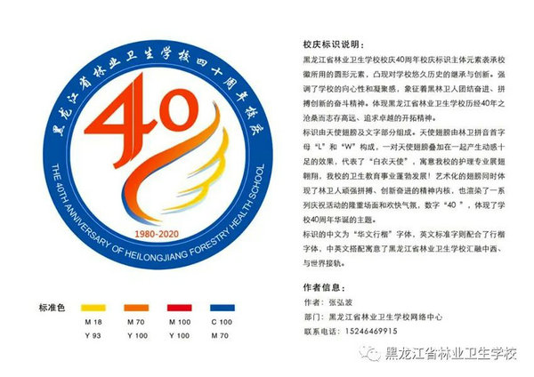 ʡҵѧУ 40УʶLOGOѡ
