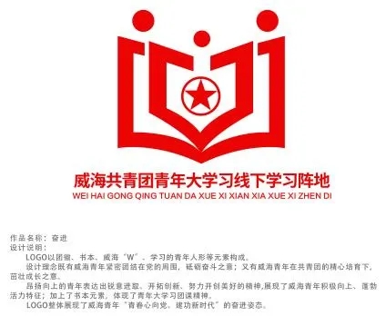 威海市青年大学习线下阵地的logo投票
