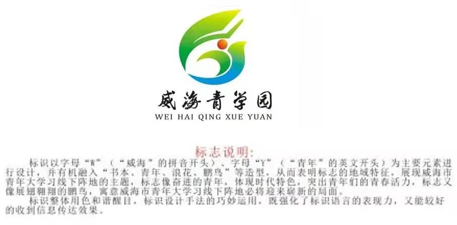 威海市青年大学习线下阵地的logo投票
